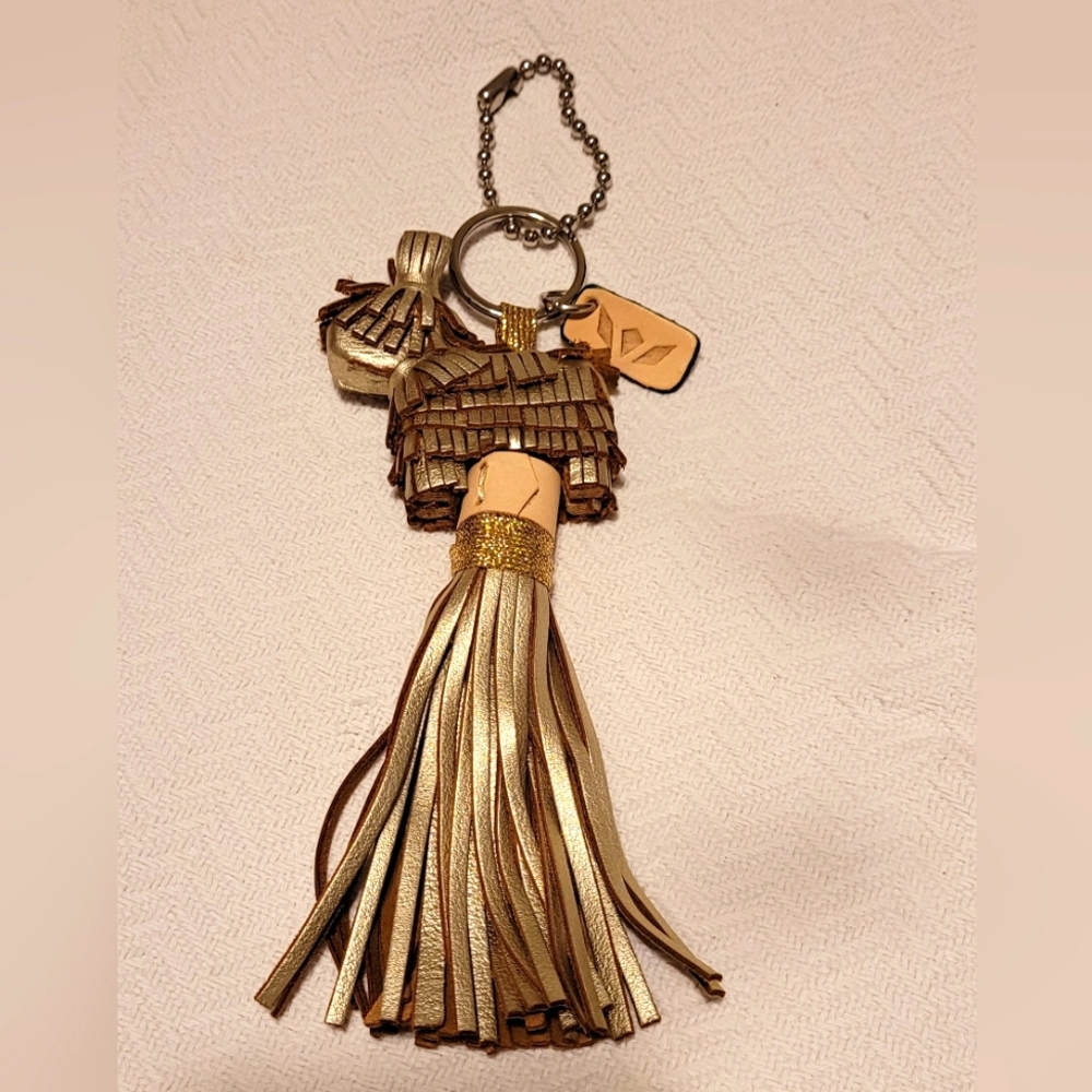 CONSUELA DONKEY WITH HIMALAYAN FRINGE CHAQUIRA BAG CHARM